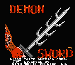 Demon Sword title screenshot